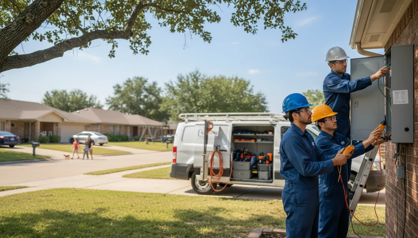 Certified electrician providing emergency electrical services in Oneco, CT